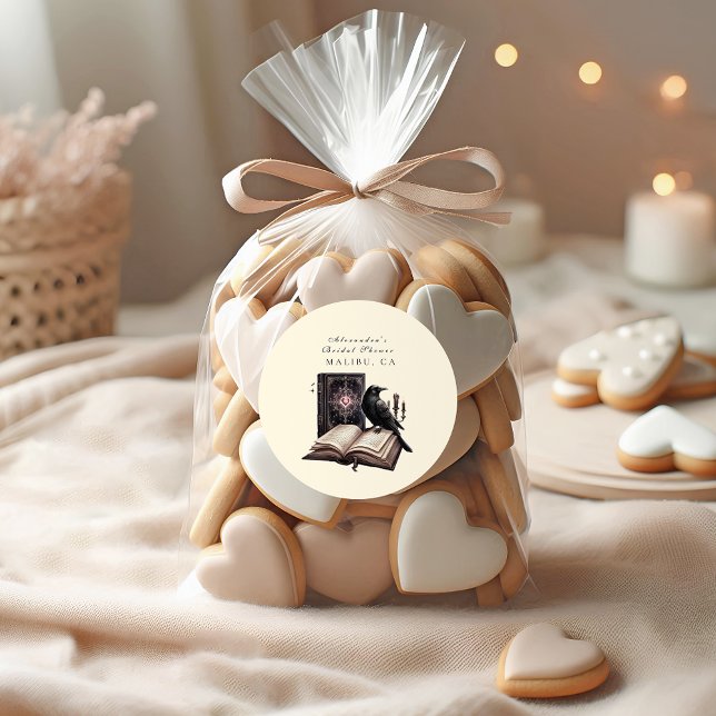 Adesivo Um novo capítulo começa a chá de panela escura (Criador carregado)