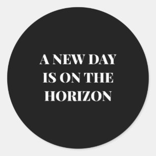 Adesivo Um Novo Dia Está No Horizonte Design