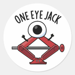 Adesivo Um Olho Jack Funny Carro Jack Pun