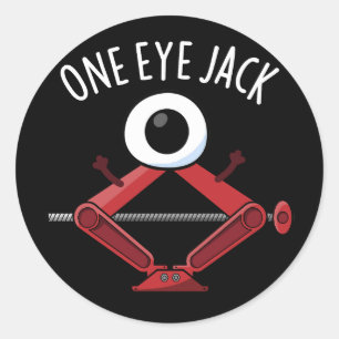 Adesivo Um Olho Jack Funny Carro Jack Pun Dark BG