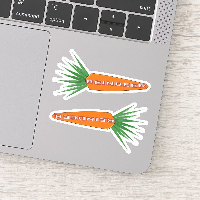 Adesivo Um papagaio para a rena de Natal (Detalhe)