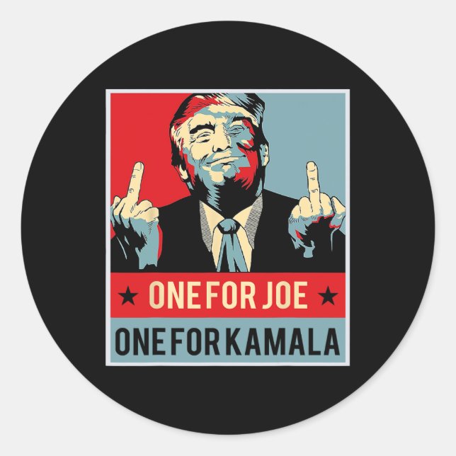 Adesivo Um Para Joe Um Para Kamala (Frente)
