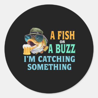 Adesivo Um Peixe Ou Um Zumbido Estou Pegando Algo Pescando