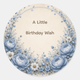 Adesivo Um Pequeno Amigo Floral Primeiro Aniversário