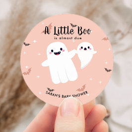 Adesivo Um Pequeno Boo É Quase Um Fantasma De Chá de frald