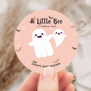 Adesivo Um Pequeno Boo É Quase Um Fantasma De Chá de frald