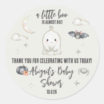 Um pequeno BOO está quase a chegar! Chá de fraldas