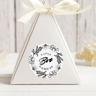 Adesivo Um pequeno boo quase se deve ao Chá de fraldas da