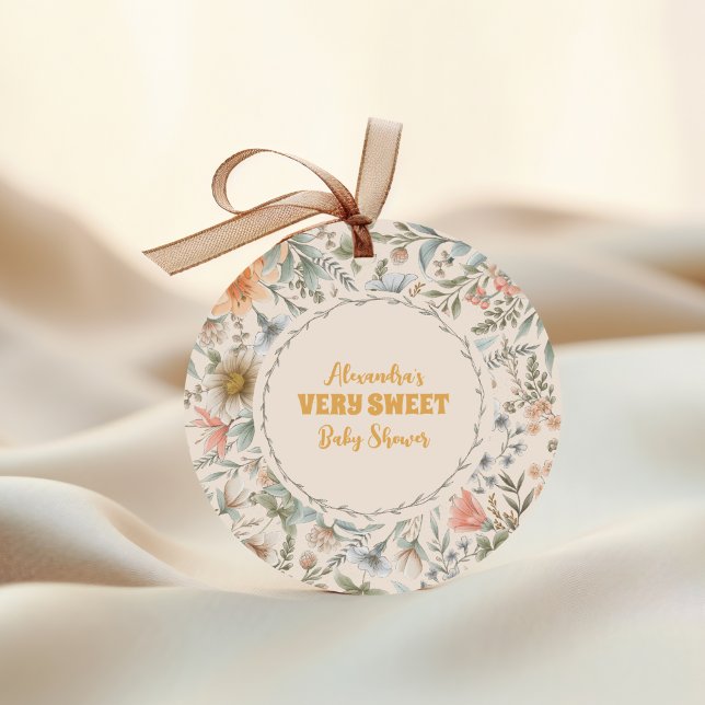 Adesivo Um pequeno Chá de fraldas de flor selvagem (Criador carregado)