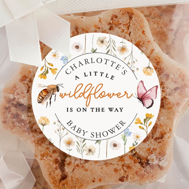 Adesivo Um pequeno Chá de fraldas de flor selvagem (Criador carregado)