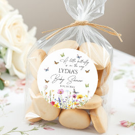 Adesivo Um pequeno Chá de fraldas de flores silvestres de 