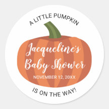 Um Pequeno Outono de Abóbora Baby Shower