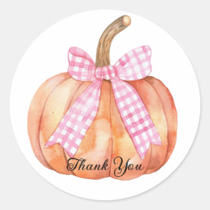 Adesivo Um Pequeno Pumpkin está no caminho do Chá de frald