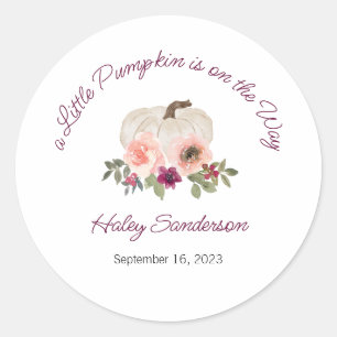 Adesivo Um Pequeno Pumpkin está no caminho Rótulos, Pinhei