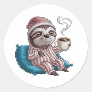 Adesivo Um pijama vestido e um boné de sono