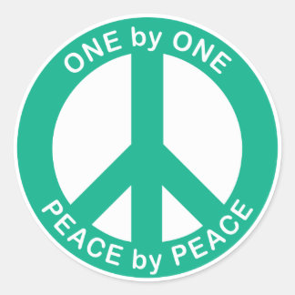 Adesivo Um por uma Paz por uma Ronda de Paz com Autocolant