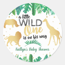 Adesivo Um Pouco Selvagem Está A Caminho Do Chá de fraldas