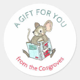 Adesivo Um presente para o seu rato com o Livro Dotado Clá