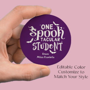 Adesivo Um Professor de Halloween Spooktacular Recompensa