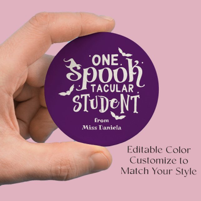 Adesivo Um Professor de Halloween Spooktacular Recompensa (Criador carregado)