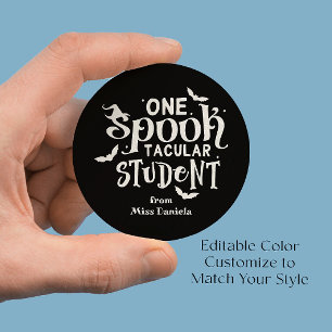 Adesivo Um Professor de Halloween Spooktacular Recompensa