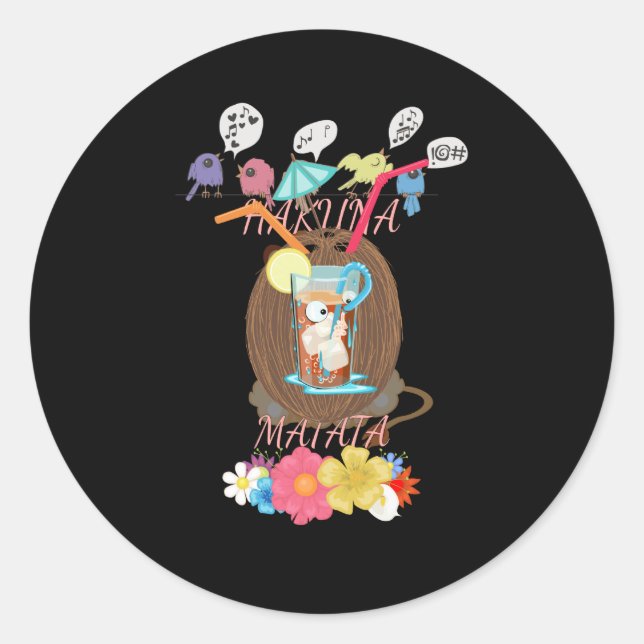 Adesivo Um Reino Pacífico: Um Momento Pacífico do Leão (Frente)