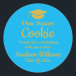 Adesivo Um Smart Cookie De Formatura Para Levar Favor de T<br><div class="desc">guloseima para levar um biscoito inteligente, personalizar sua escola, faculdade universidade personalizada 2024 2026, celebração obrigado phd graduado, encontro celebrar lei médico med, doutor enfermagem turma de 2025, etiqueta de tratamento personalizado festa uni, adesivo de saco de favor de formatura mestrado, enfermeira azul dourado cpa doutorado, bacharelado mba jardim de...</div>