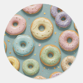 Adesivo Um Sonho Caprichoso de Donuts Pastel