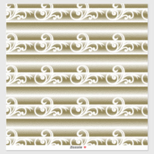 Adesivo Um tapete de cor rica apresenta uma geometa simétr