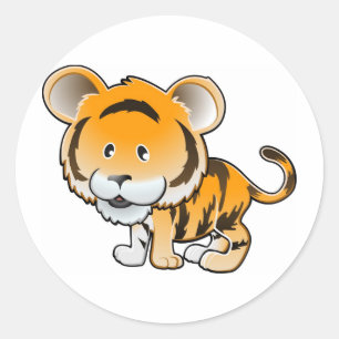 Adesivo Um tigre bonito