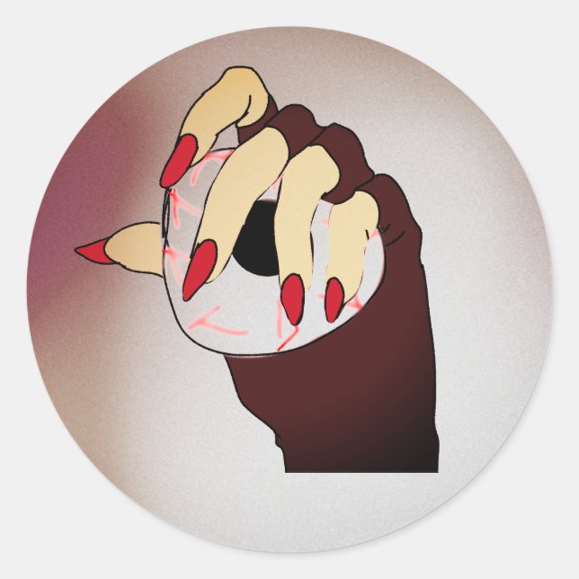 Adesivo Um toque na visão do triquete (Frente)