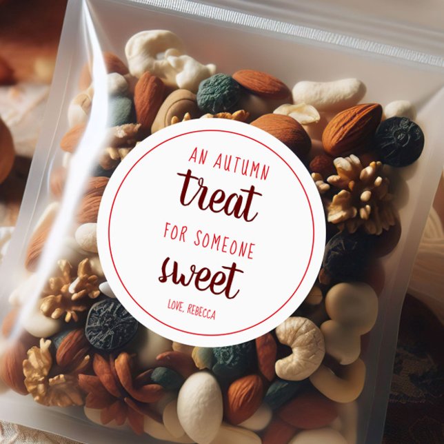 Adesivo Um Tratado de Outono para alguém doce Ação de Graç (Criador carregado)