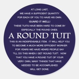 Adesivo Um Tubo Redondo