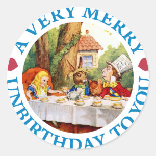 ADESIVO UM UNBIRTHDAY MUITO ALEGRE A VOCÊ
