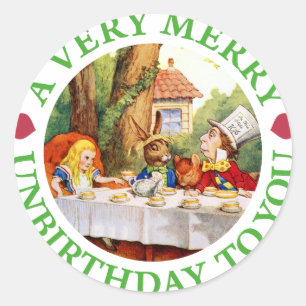 ADESIVO UM UNBIRTHDAY MUITO ALEGRE A VOCÊ!