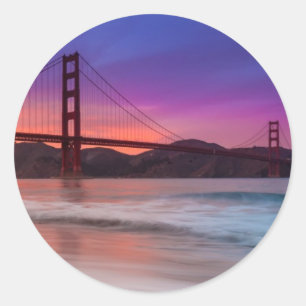Adesivo Uma captação de golden gate bridge de San