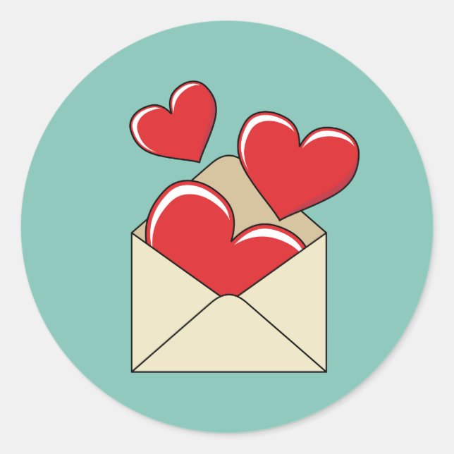 Adesivo Uma Carta de Amor (Frente)