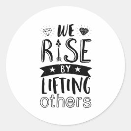 Adesivo Uma Citação Inspiracional Que Levantamos Levantand