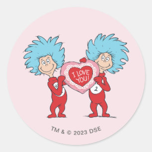 Adesivo Uma Coisa Dois Eu Te Amo