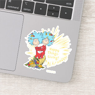 Adesivo Uma Coisa Duas Coisas Felizes.