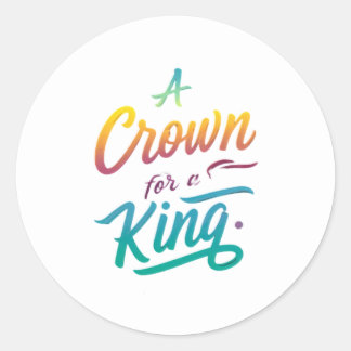 Adesivo Uma Coroa para um Rei