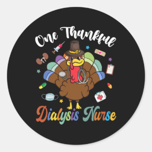 Adesivo Uma enfermeira de diálise agradecida Turquia Feliz