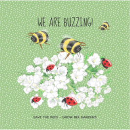 Adesivo Uma espécie de salvar as abelhas personalizadas