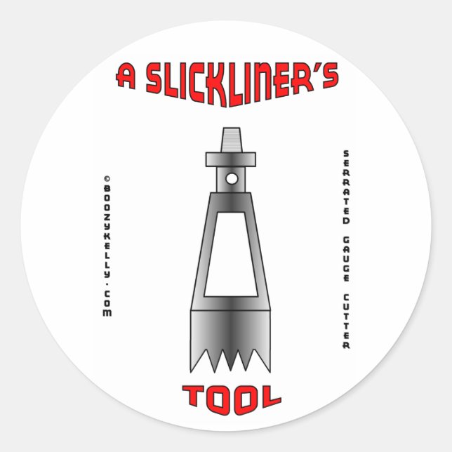 Adesivo Uma ferramenta Slickliner, Slickline, Oil Gas, Wir (Frente)