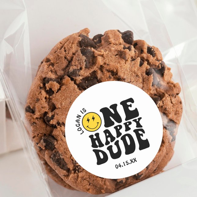 Adesivo Uma Festa de aniversário Feliz do Rapaz (Criador carregado)