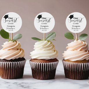 Adesivo Uma festa de formatura de biscoito inteligente