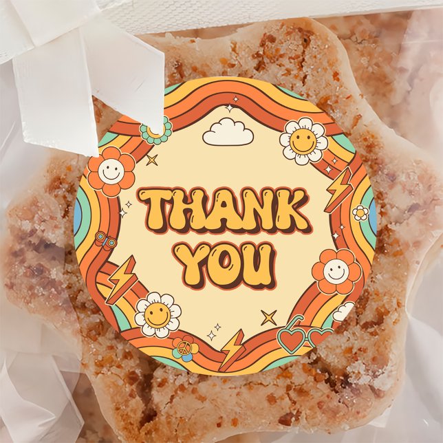 Adesivo Uma Festa de primeiro aniversario do Arco-Íris Ret (Criador carregado)