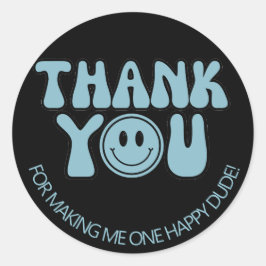 Adesivo Uma festa de primeiro aniversario do Cara Feliz