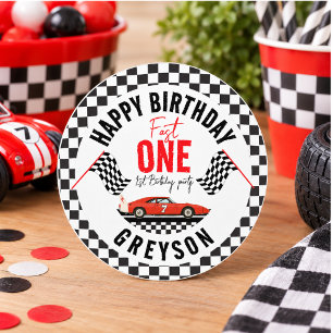 Adesivo Uma Festa de primeiro aniversario Rápido de Carro