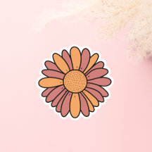 uma flor doce de margarida pastel